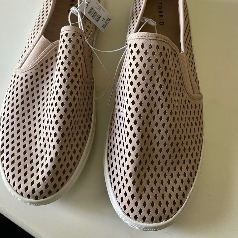 Torrid Pink Slip On , Sneaker Shoe